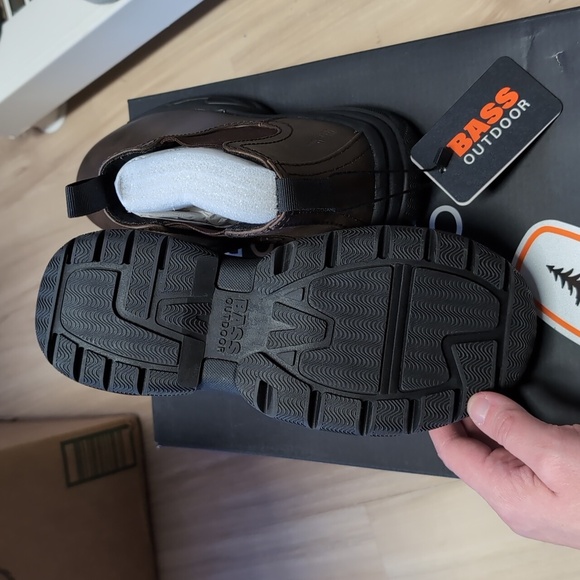 Bass Outdoor Women's Leather Slip On Hiking Boots - Picture 5 of 6